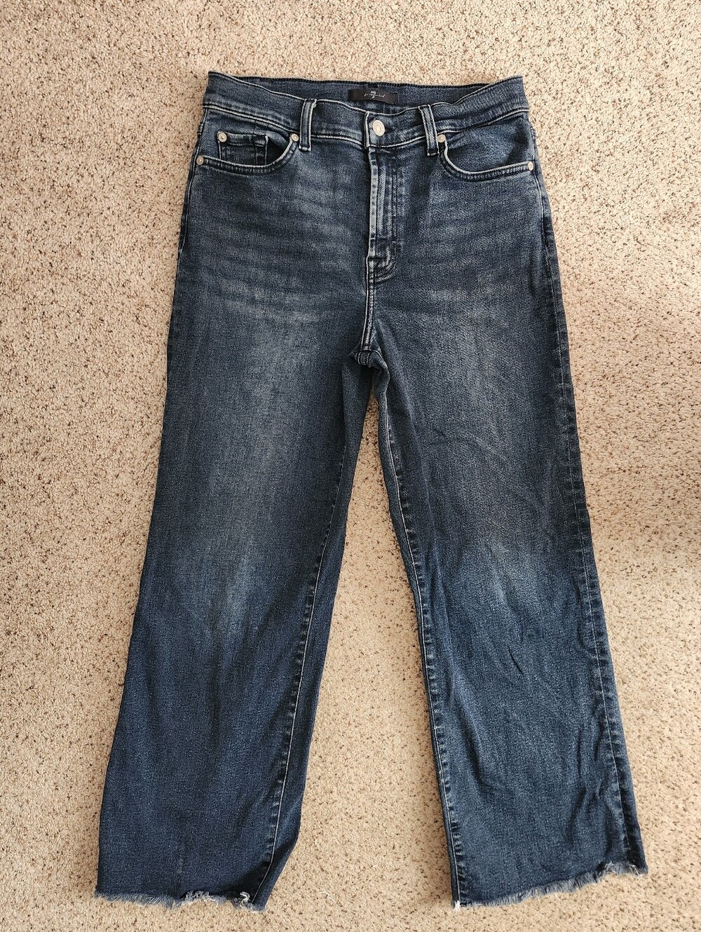 7 For All Mankind High-Rise Wide Leg Jeans